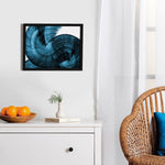 Brushed Abstract Framed Poster 12x16