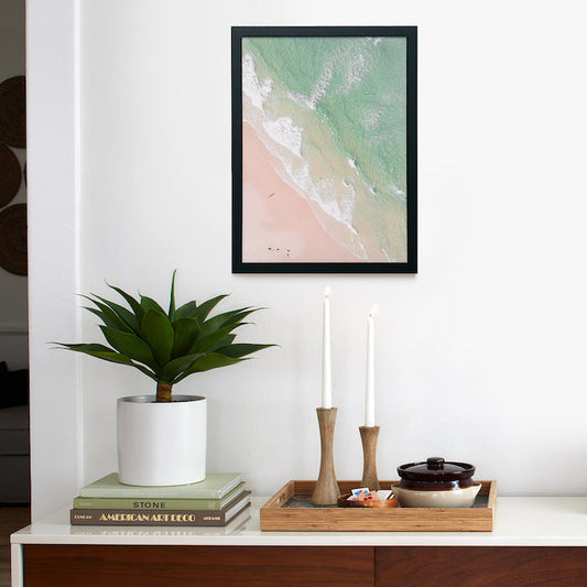 Ocean Walk 2 Framed Poster 12x16