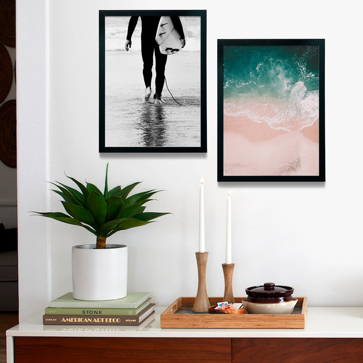 Oceans Set Framed Poster