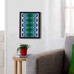 Terra Echo Retro Framed Poster 9x12