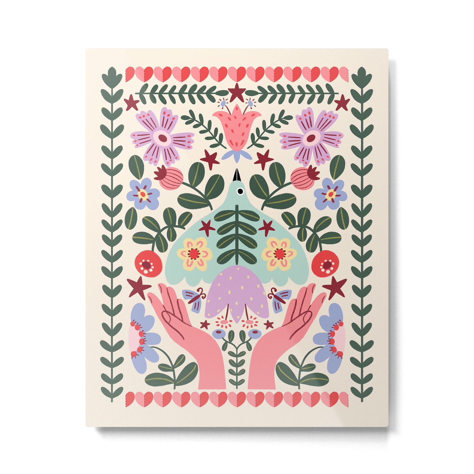 Folk Flora - Liberty Metal Print Gallery Image 4