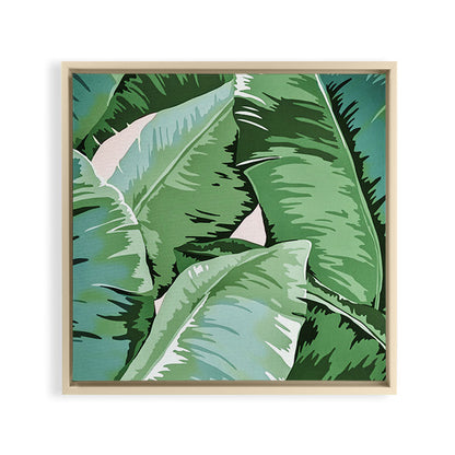 Banana leaf grandeur II Framed Canvas Print Gallery Image 27