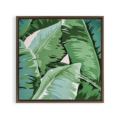 Banana leaf grandeur II Framed Canvas Print Gallery Image 18