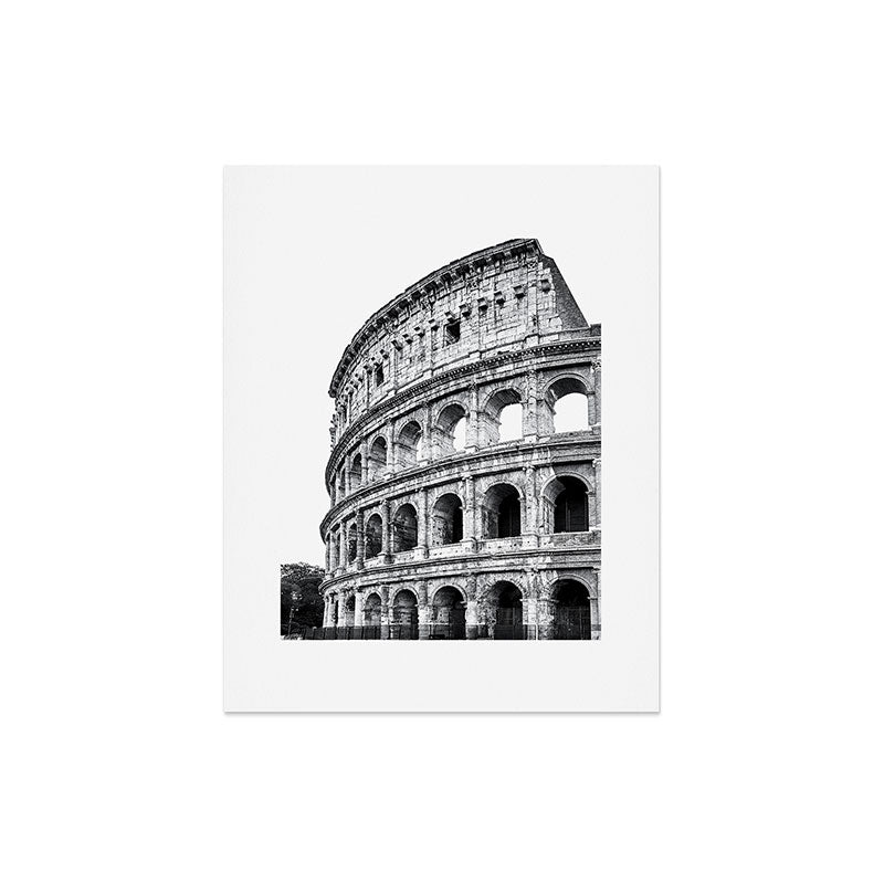 Colosseum Rome Black and White Art Print Gallery Image 4