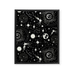 Solar System Framed Canvas Print Gallery Image 1