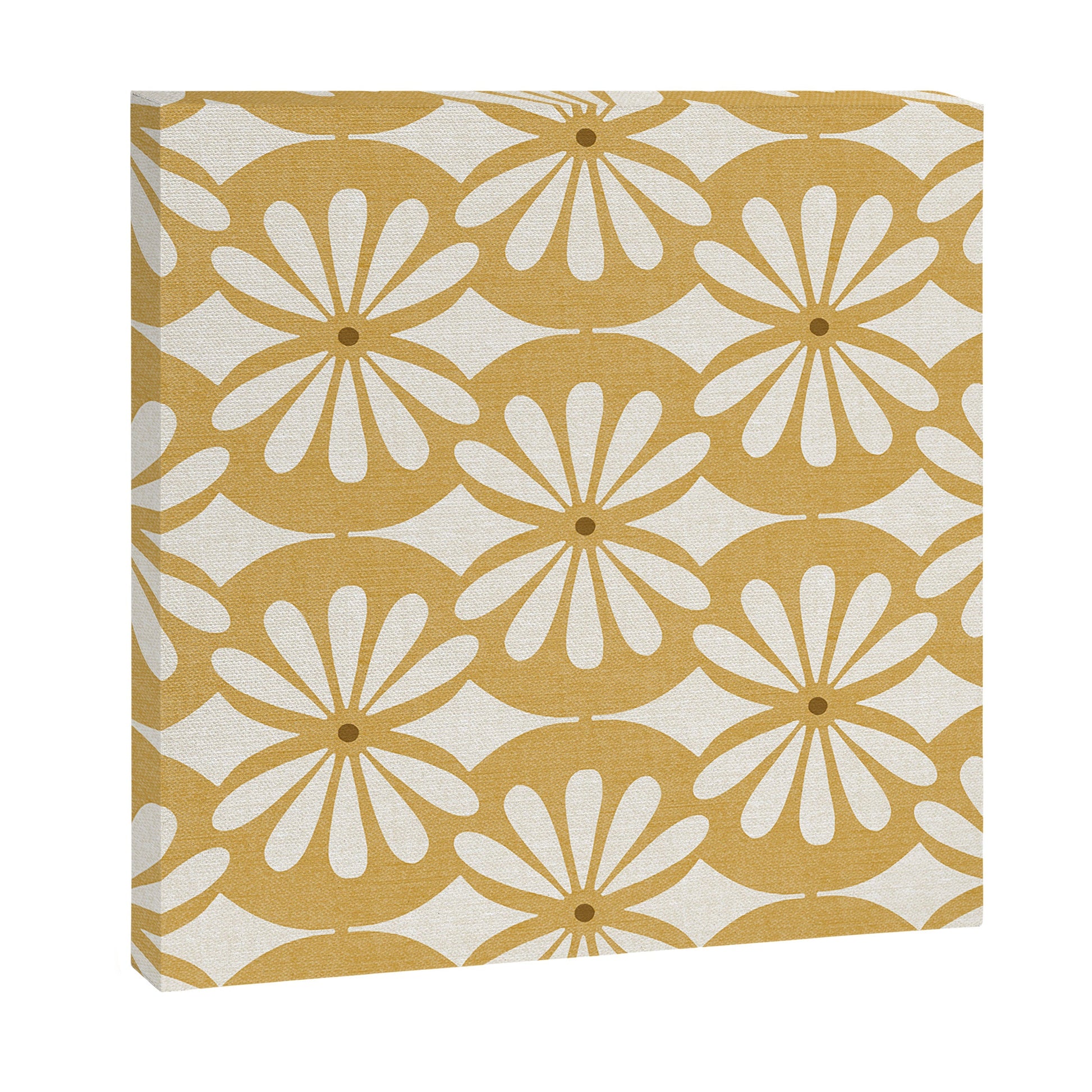 Solstice Boho Geometric Goldenrod Canvas Print Gallery Image 6