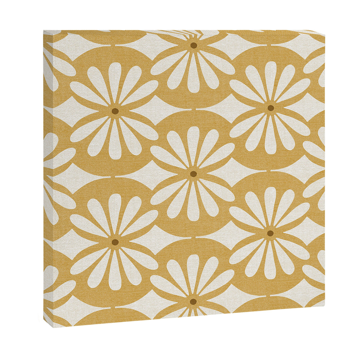 Solstice Boho Geometric Goldenrod Canvas Print Gallery Image 9
