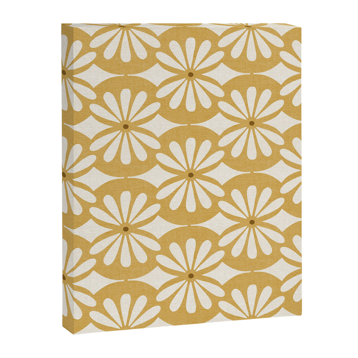 Solstice Boho Geometric Goldenrod Canvas Print Gallery Image 1