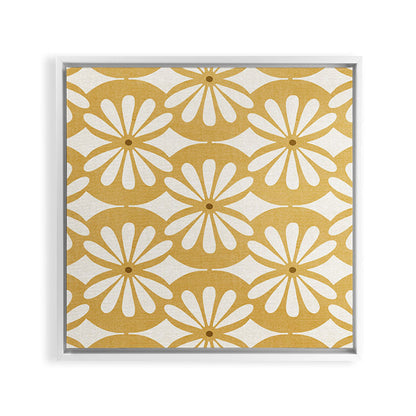 Solstice Boho Geometric Goldenrod Framed Canvas Print Gallery Image 36