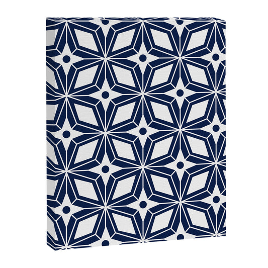 Starburst - Navy Canvas Print Gallery Image 2