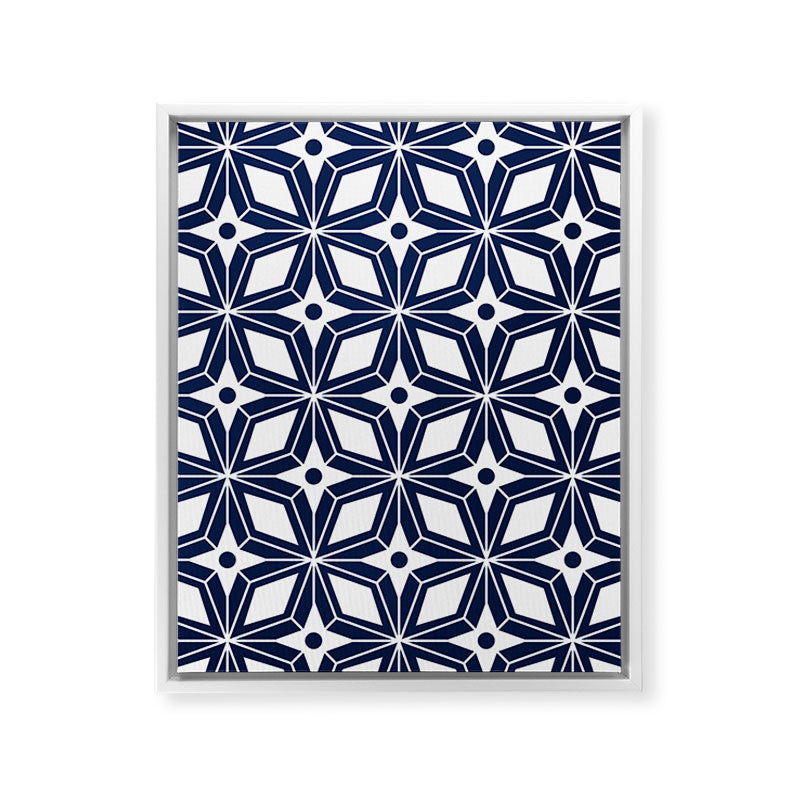 Starburst - Navy Framed Canvas Print Gallery Image 20