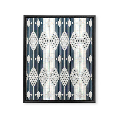 West End - Linen Framed Canvas Print Gallery Image 3