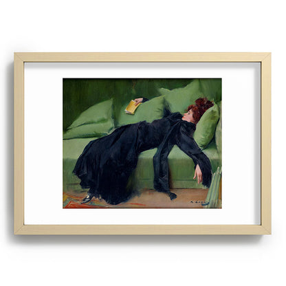 Decadent Young Woman after the Dance Framed Art Print Gallery Image 71