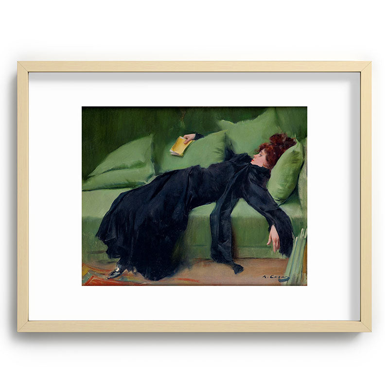 Decadent Young Woman after the Dance Framed Art Print Gallery Image 73