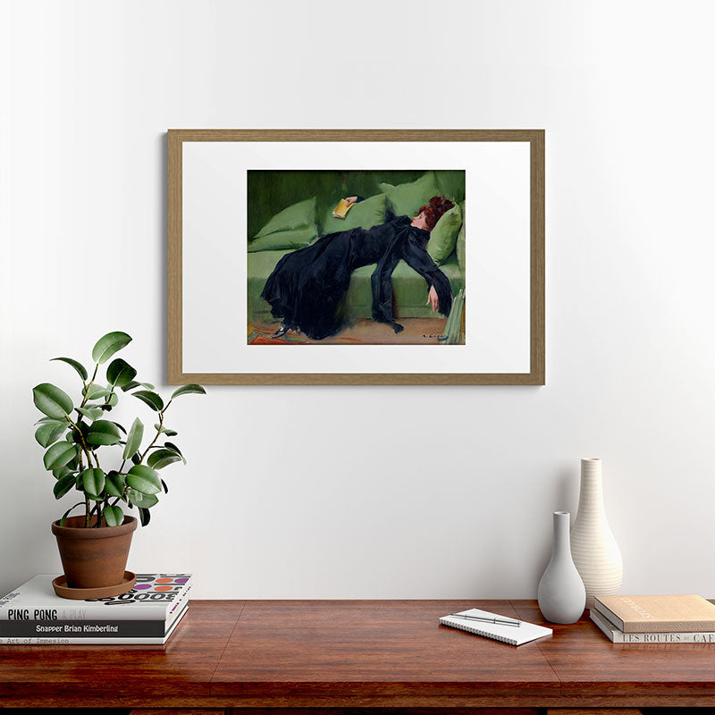 Decadent Young Woman after the Dance Framed Art Print Gallery Image 48