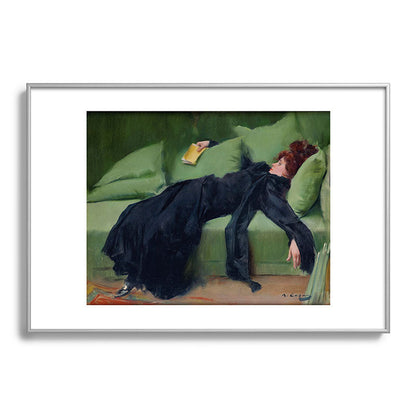 Decadent Young Woman after the Dance Framed Art Print Gallery Image 97