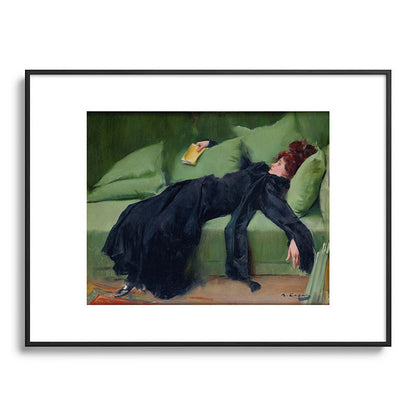 Decadent Young Woman after the Dance Framed Art Print Gallery Image 84