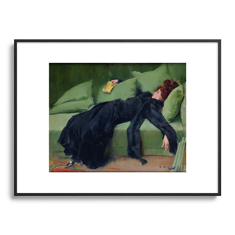 Decadent Young Woman after the Dance Framed Art Print Gallery Image 85