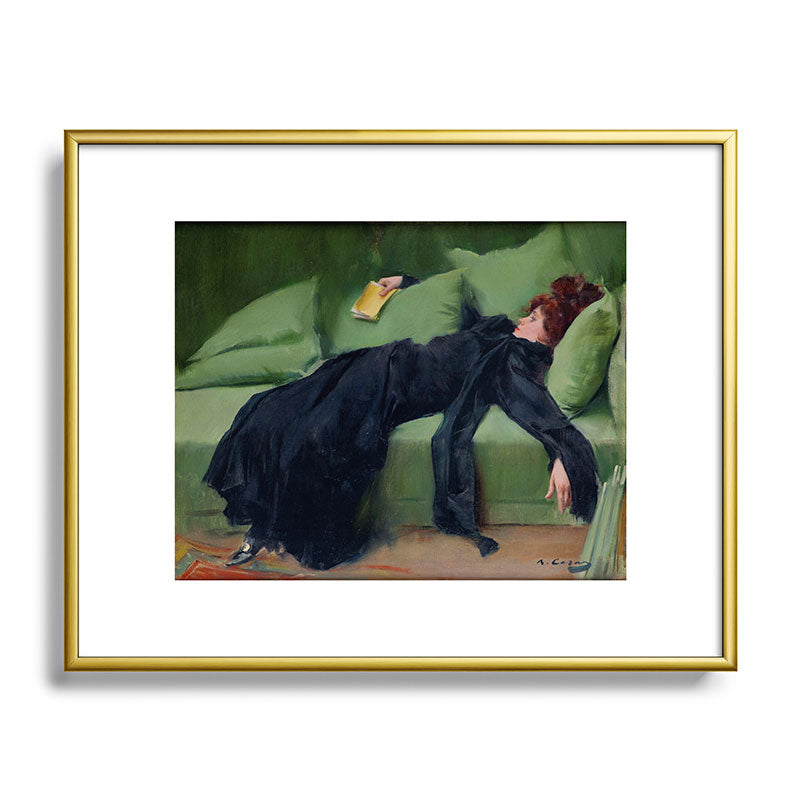 Decadent Young Woman after the Dance Framed Art Print Gallery Image 88