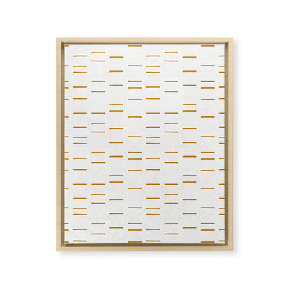OCHRE LINE Framed Canvas Print Gallery Image 21