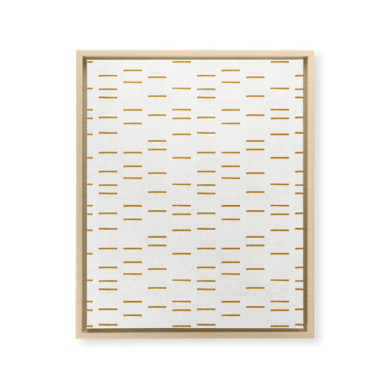 OCHRE LINE Framed Canvas Print Gallery Image 23