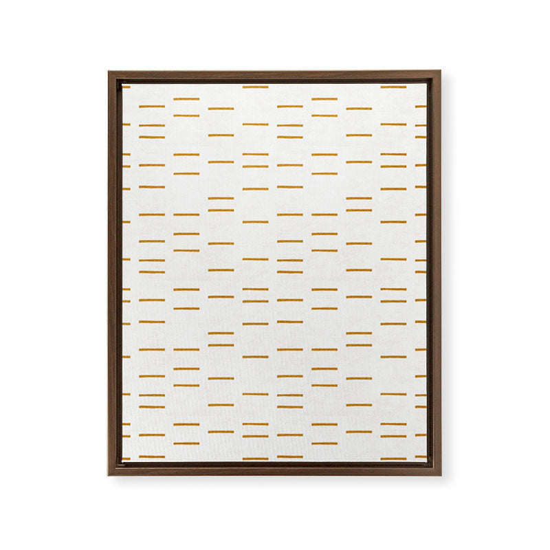 OCHRE LINE Framed Canvas Print Gallery Image 17