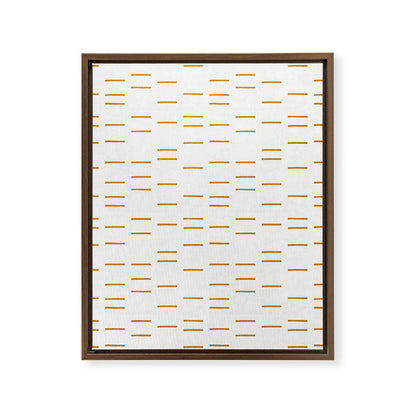 OCHRE LINE Framed Canvas Print Gallery Image 14