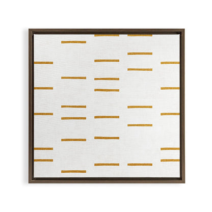 OCHRE LINE Framed Canvas Print Gallery Image 11