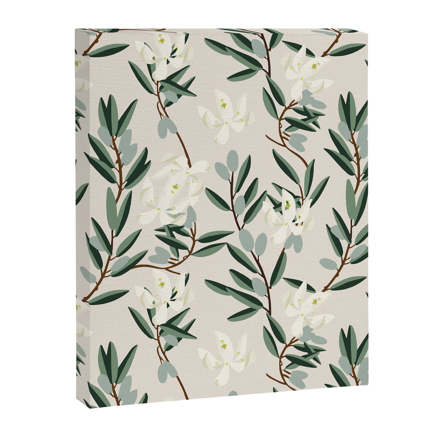 OLIVE BLOOM Canvas Print Gallery Image 1
