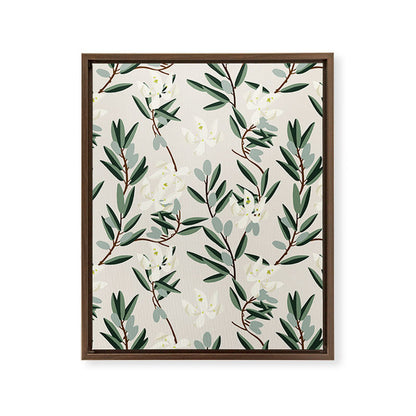 OLIVE BLOOM Framed Canvas Print Gallery Image 12