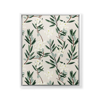 OLIVE BLOOM Framed Canvas Print Gallery Image 30