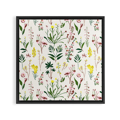 WILDFLOWER STUDY Framed Canvas Print Gallery Image 9