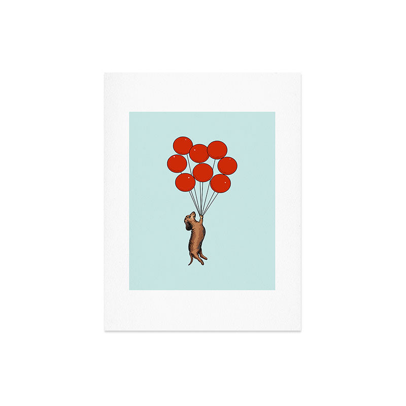 I Believe I Can Fly Dachshund Art Print Gallery Image 8