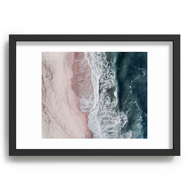 Crashing waves - Aerial Beach Ocean Sea Photography by Ingrid Beddoes Framed Art Print Gallery Image 59
