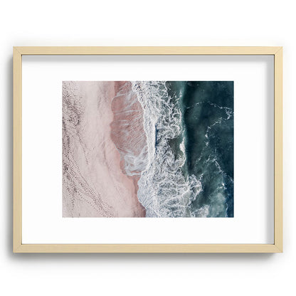 Crashing waves - Aerial Beach Ocean Sea Photography by Ingrid Beddoes Framed Art Print Gallery Image 73