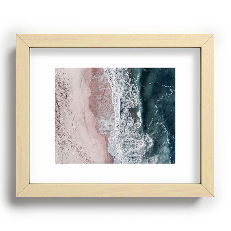 Crashing waves - Aerial Beach Ocean Sea Photography by Ingrid Beddoes Framed Art Print Gallery Image 69