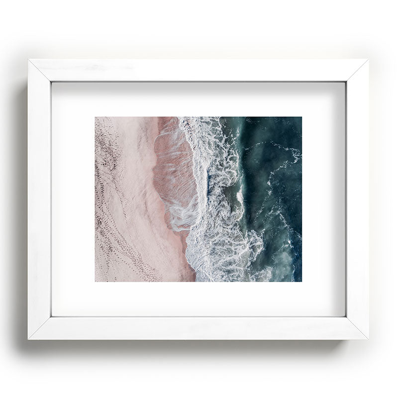 Crashing waves - Aerial Beach Ocean Sea Photography by Ingrid Beddoes Framed Art Print Gallery Image 76