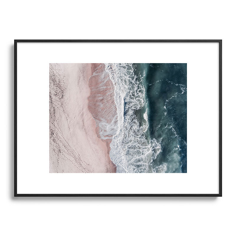 Crashing waves - Aerial Beach Ocean Sea Photography by Ingrid Beddoes Framed Art Print Gallery Image 85