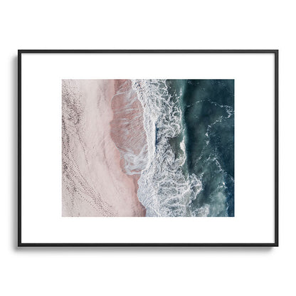Crashing waves - Aerial Beach Ocean Sea Photography by Ingrid Beddoes Framed Art Print Gallery Image 85
