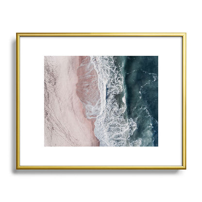 Crashing waves - Aerial Beach Ocean Sea Photography by Ingrid Beddoes Framed Art Print Gallery Image 88