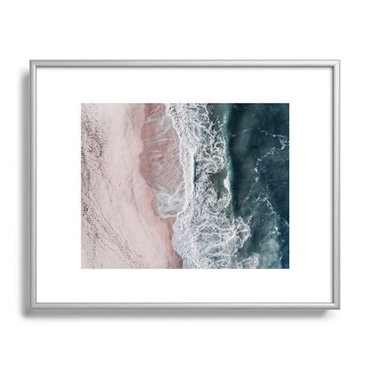 Crashing waves - Aerial Beach Ocean Sea Photography by Ingrid Beddoes Framed Art Print Gallery Image 96