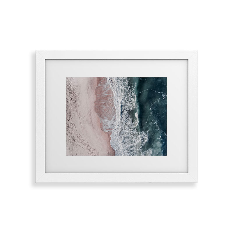 Crashing waves - Aerial Beach Ocean Sea Photography by Ingrid Beddoes Framed Art Print Gallery Image 54