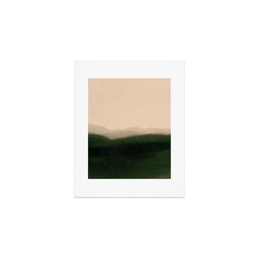 green hills Art Print Gallery Image 1