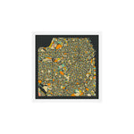 SAN FRANCISCO MAP Art Print Gallery Image 1