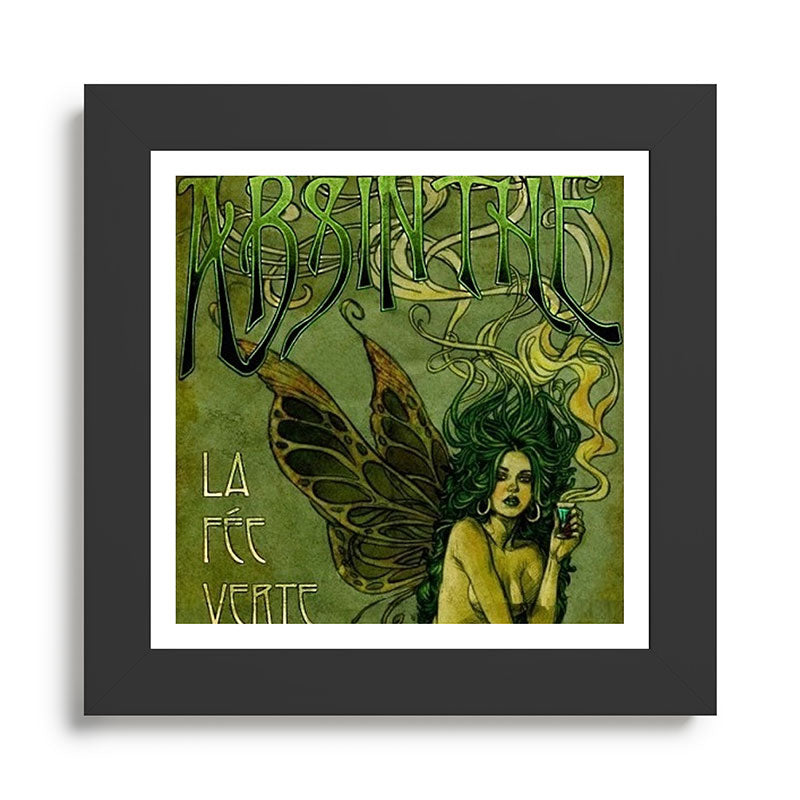Vintage Parisian Green Fairy Absinthe Alcoholic Aperitif Advertisement Poster Framed Art Print Gallery Image 46