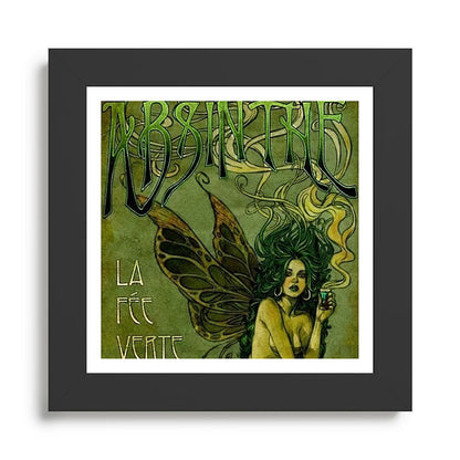 Vintage Parisian Green Fairy Absinthe Alcoholic Aperitif Advertisement Poster Framed Art Print Gallery Image 46