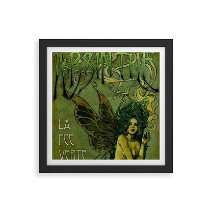 Vintage Parisian Green Fairy Absinthe Alcoholic Aperitif Advertisement Poster Framed Art Print Gallery Image 50