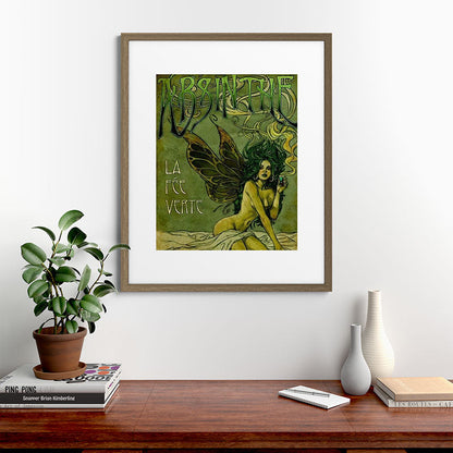 Vintage Parisian Green Fairy Absinthe Alcoholic Aperitif Advertisement Poster Framed Art Print Gallery Image 58