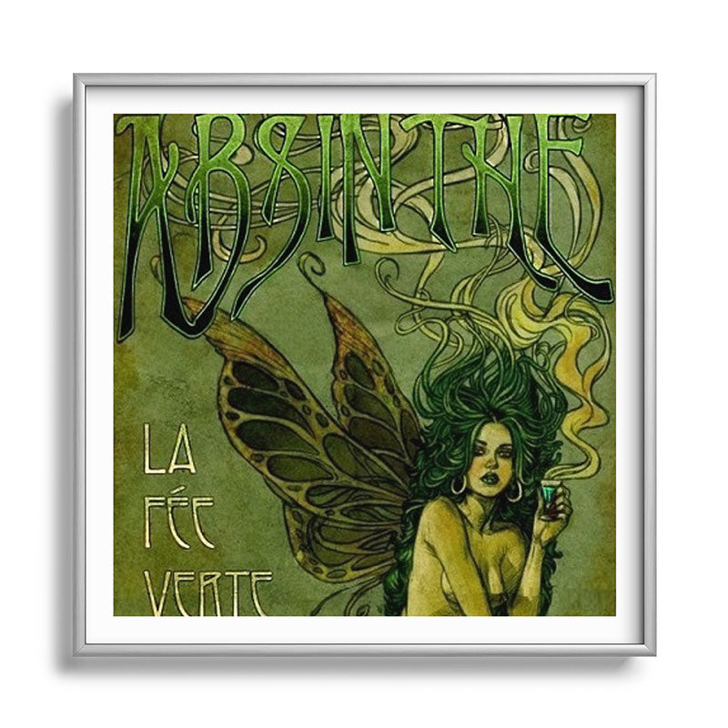 Vintage Parisian Green Fairy Absinthe Alcoholic Aperitif Advertisement Poster Framed Art Print Gallery Image 140