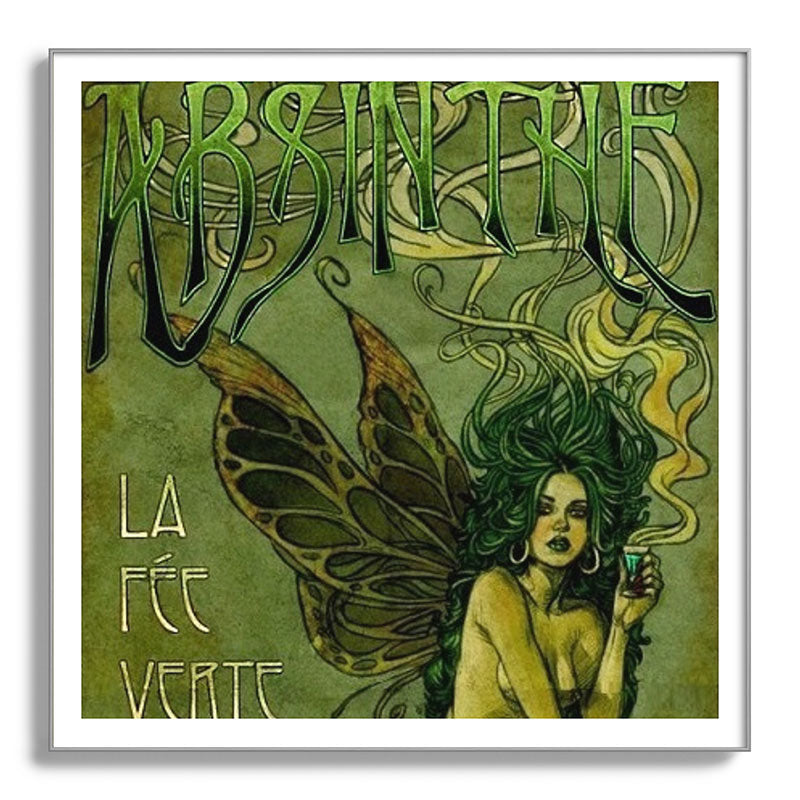 Vintage Parisian Green Fairy Absinthe Alcoholic Aperitif Advertisement Poster Framed Art Print Gallery Image 142